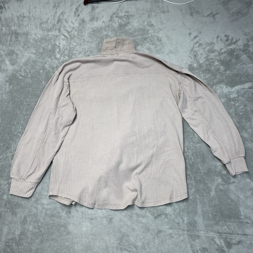 Briggs Women's XXL Blouse Tan Cotton Blend H0198 - Picture 9 of 16
